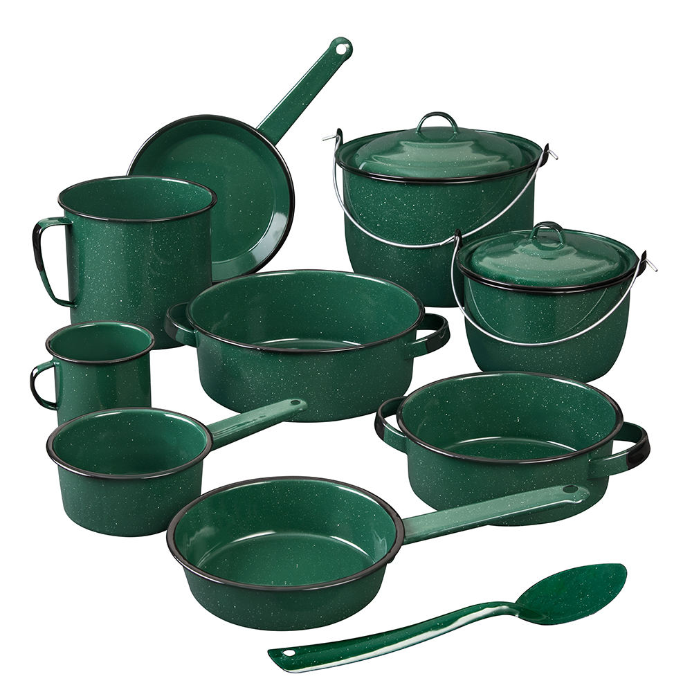 Batería de cocina. 12 piezas. Clásica