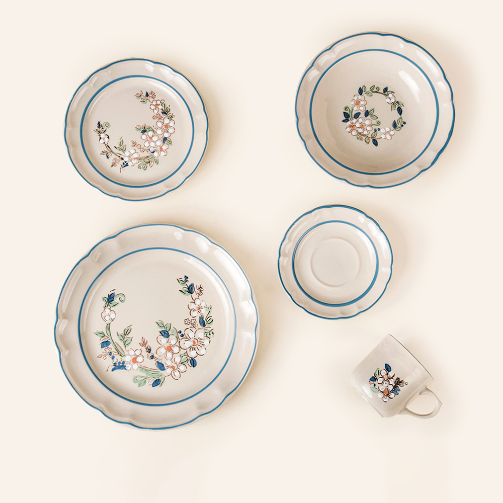 Vajilla para 6 Personas 30 pzs Clásica Victoria