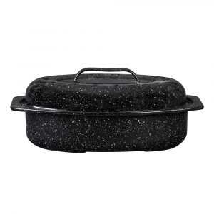 Covered Oval Roaster.13 IN. Roasting