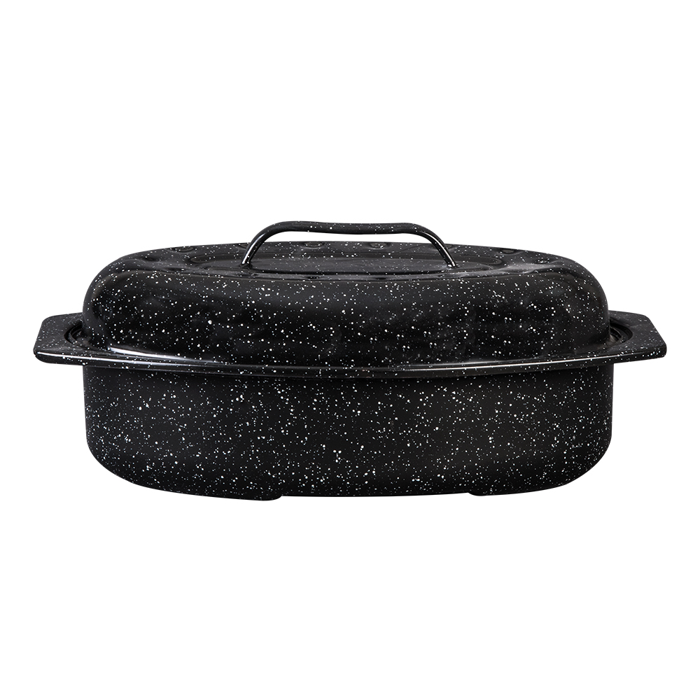 Covered Oval Roaster.13 IN. Roasting