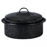 Enameled Steel Covered Round Roaster