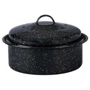 Covered Round Roaster. 3 LB. Roasting