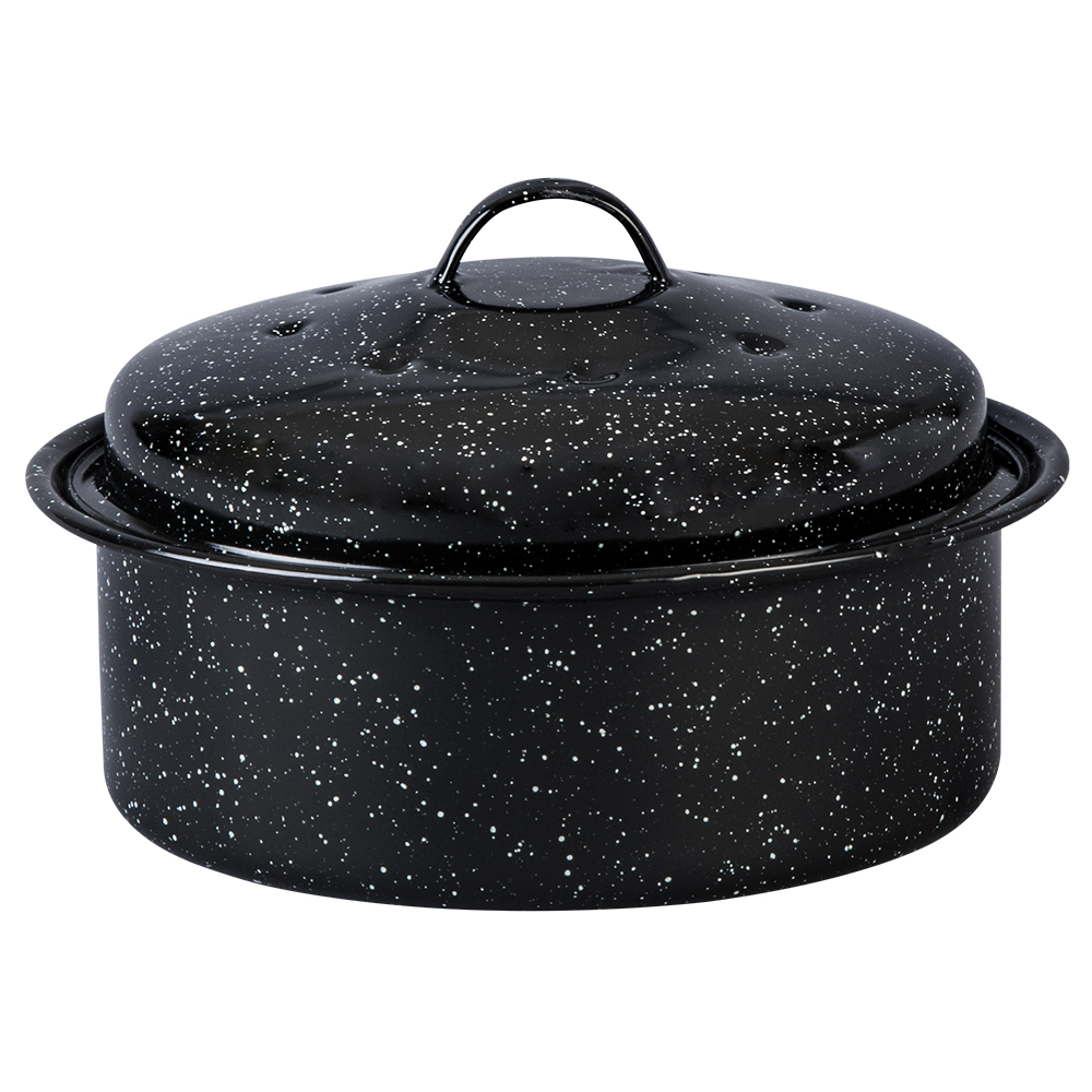 Covered Round Roaster. 3 LB. Roasting