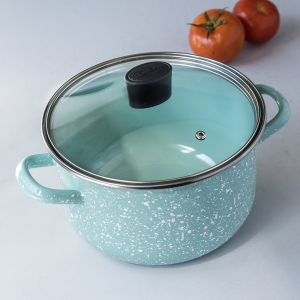 Olla para Sopa 20 cm Menta Granito Jade