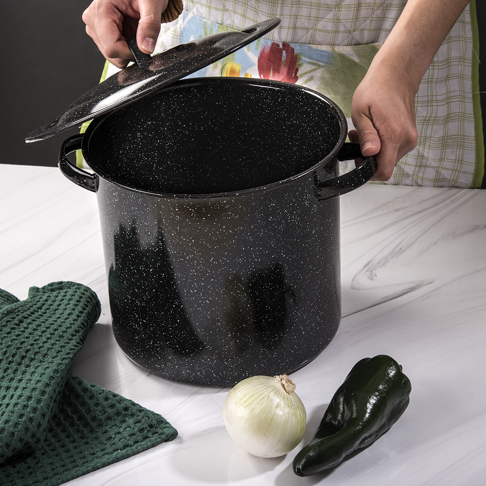Olla para Sopa 26.3 cm Negro Pots and Pans