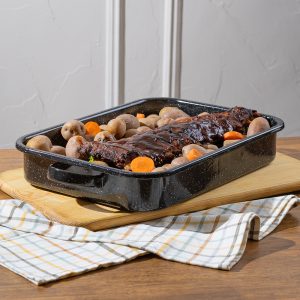 Asador Rectangular 53.62 x 36.19 x 22.5 cm Negro Clásica