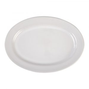 Plato Ovalado. 33 cm. Glacial