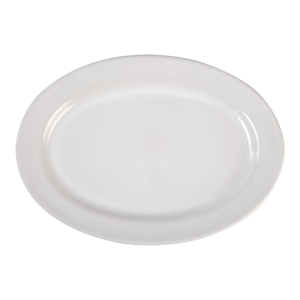 Plato Ovalado. 33 cm. Glacial