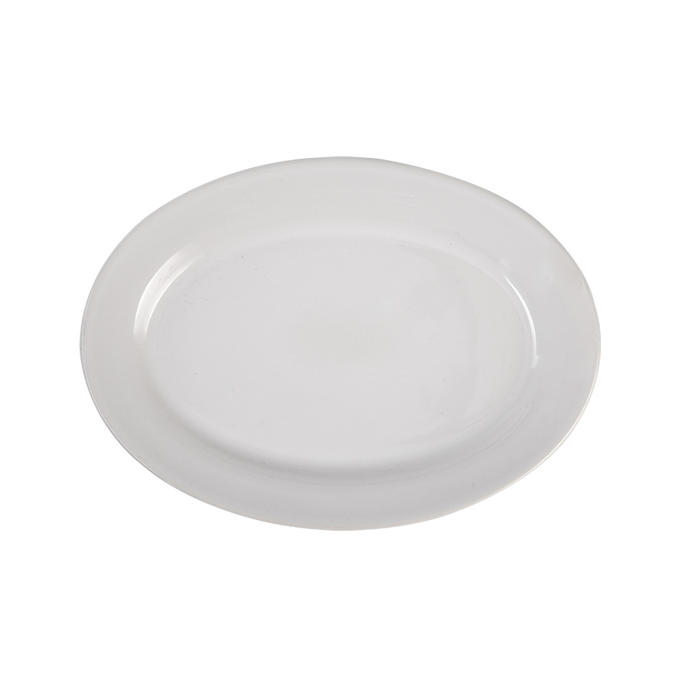 Plato Ovalado. 27 cm. Glacial