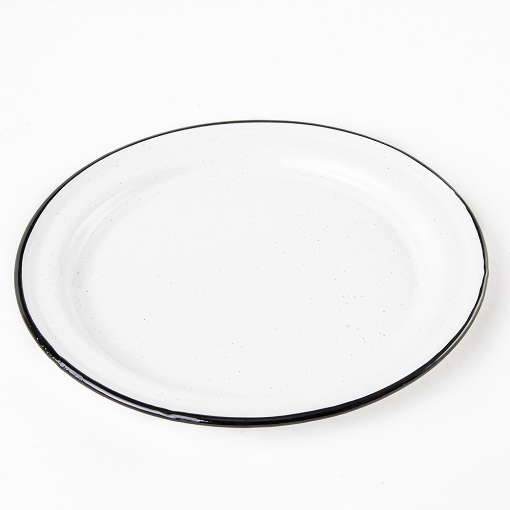 Plato Plano 26 cm Blanco Clásica