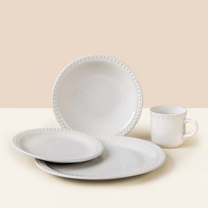 Vajilla para 4 Personas 16 pzs Durezza Mauve