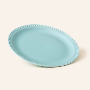 Plato Trinche 27 cm Durezza Emboss Mauve