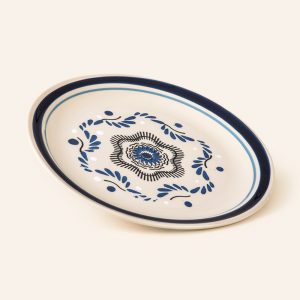 Plato Trinche 27 cm Mexicana Talavera Atlixco