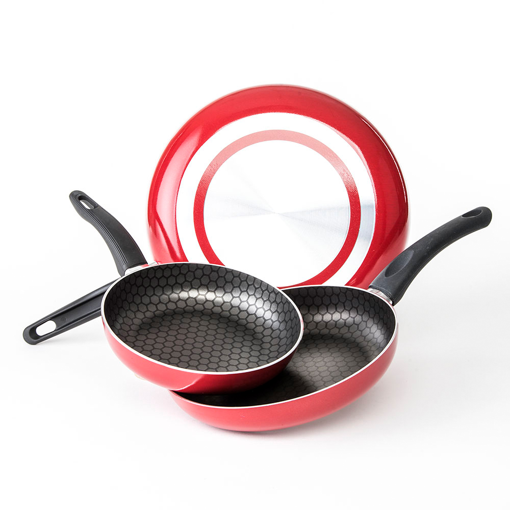 Juego de Sartenes 3 pzs Rojo Habana