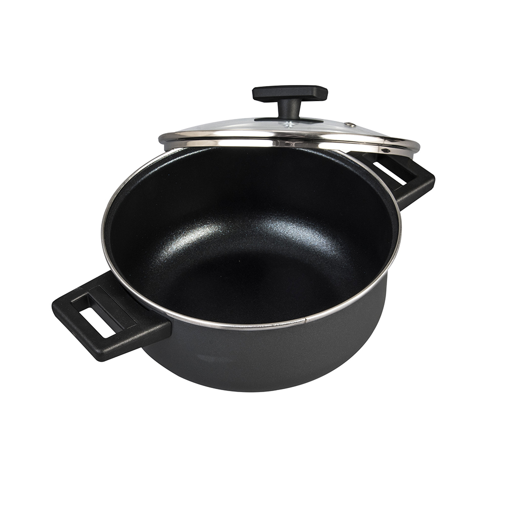 Arrocera 22 cm Negro Duramax