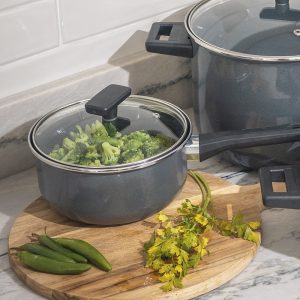 Cacerola para Salsas 18 cm Negro Duramax