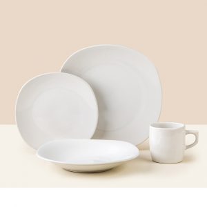 Vajilla para 4 personas. 16 piezas. Durezza.