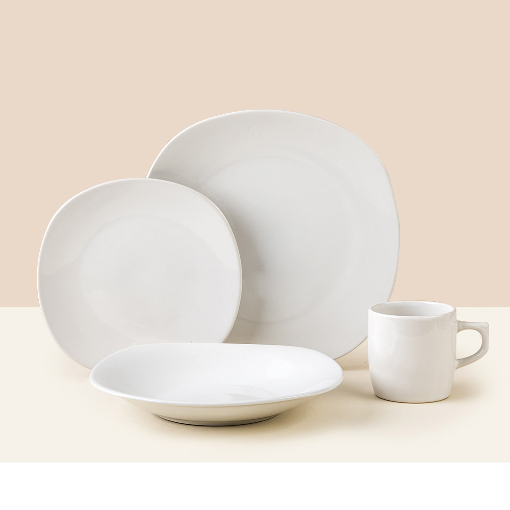 Vajilla para 4 personas. 16 piezas. Durezza.