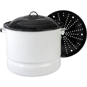 Vaporera 38 cm Blanco Clásica