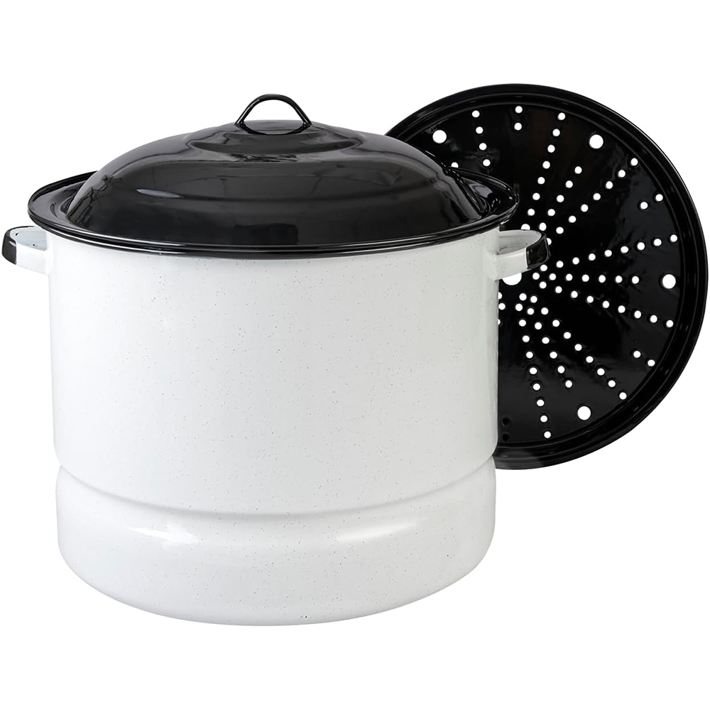 Vaporera 38 cm Blanco Clásica