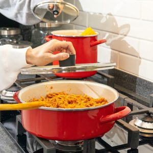 Arrocera 24 cm Rojo Praktica