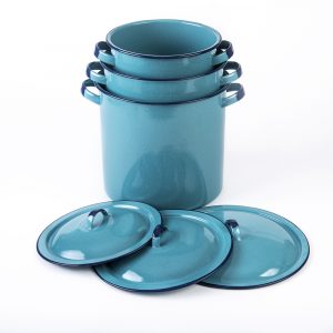 Juego de Ollas 6 pzs Turquesa Clásica