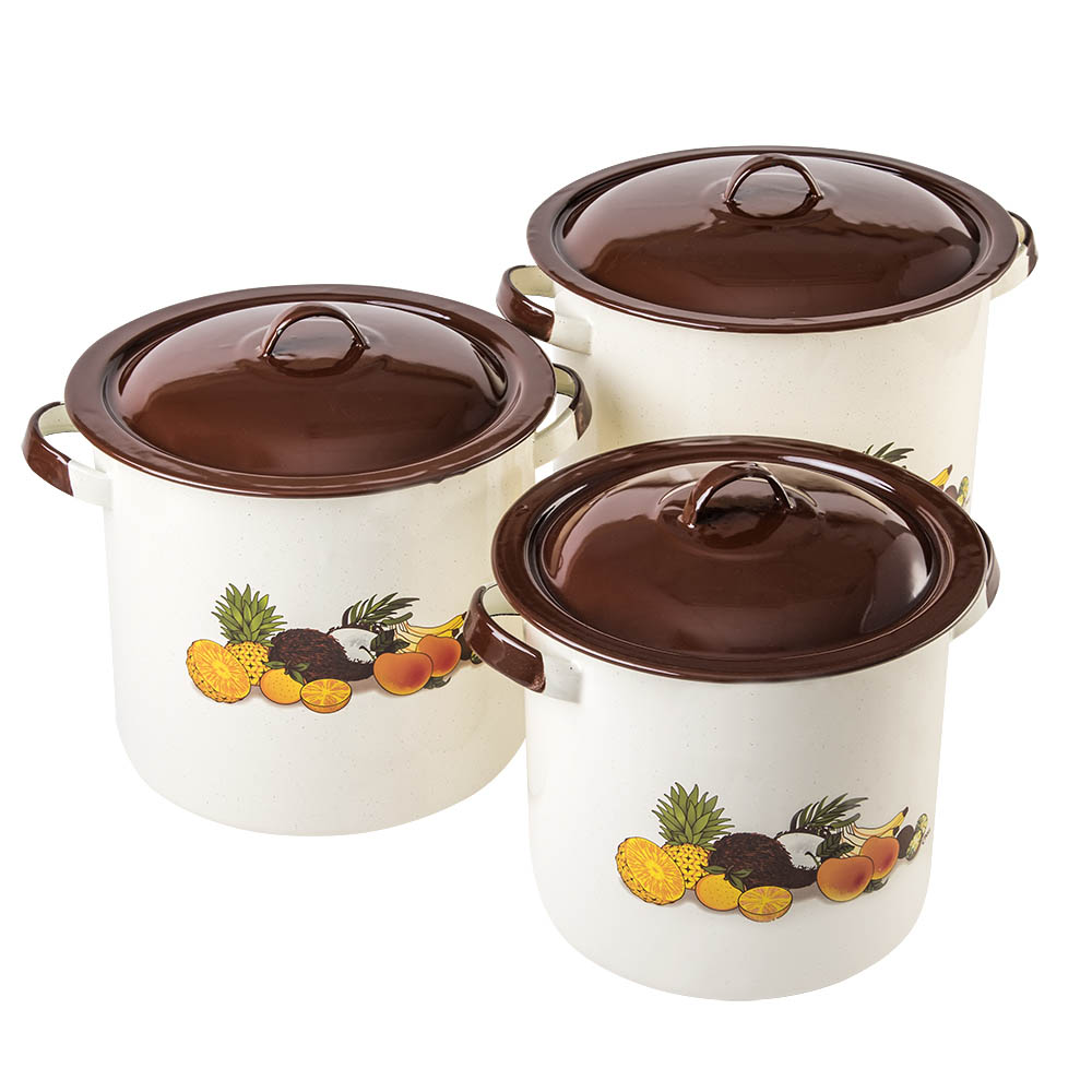 Juego de ollas. 6 piezas. Clásica