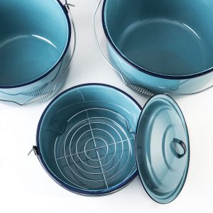 Batería de Cocina 7 pzs Turquesa Clásica La Mexicana Plus