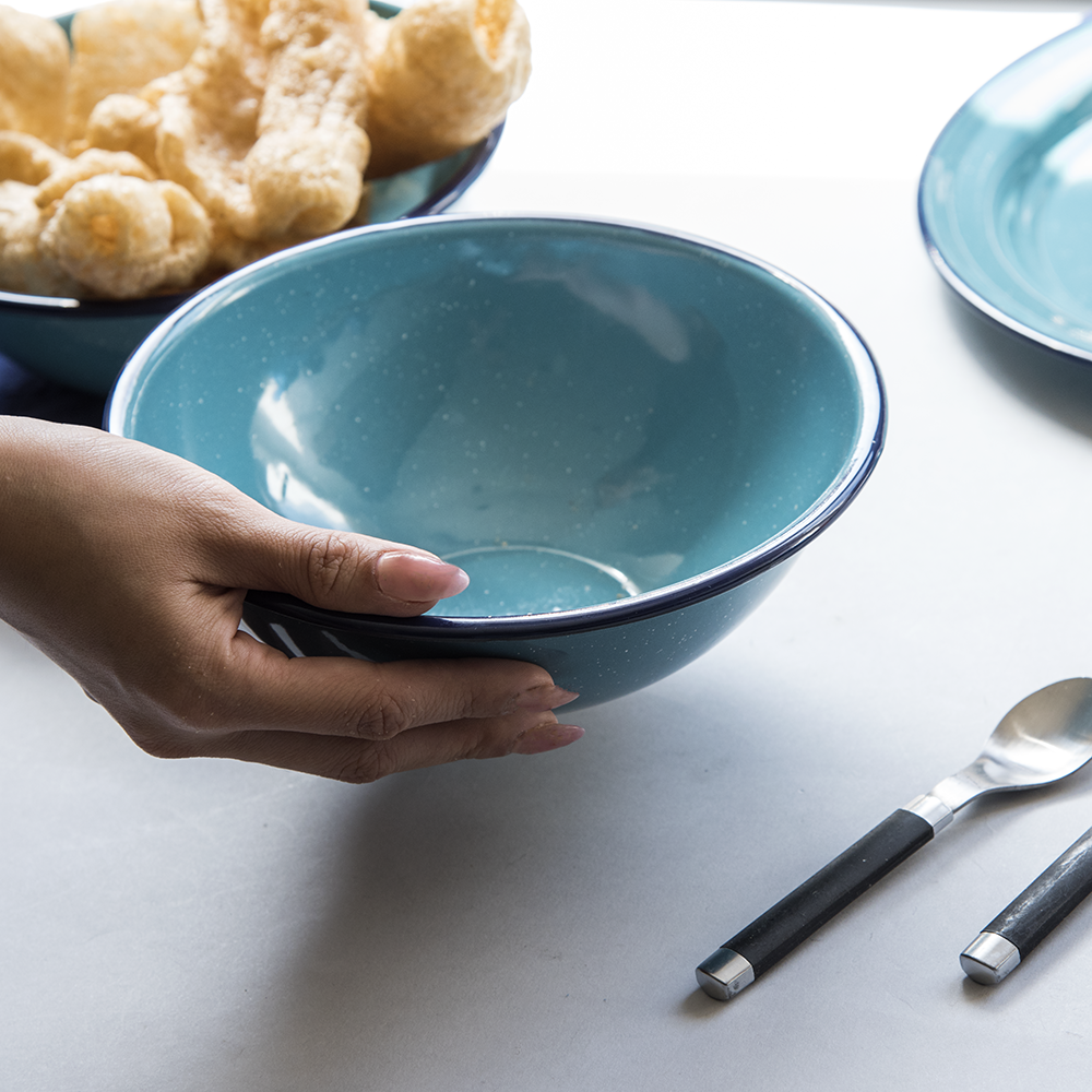 Bowl 18 cm Turquesa Clásica