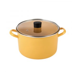 Olla para Sopa 20 cm Amarillo Praktica