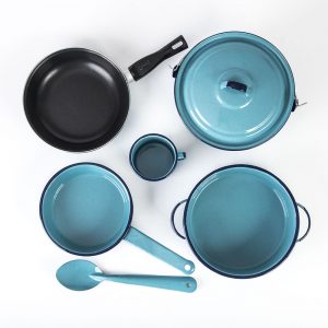 Batería de Cocina 7 pzs Turquesa Clásica Renata