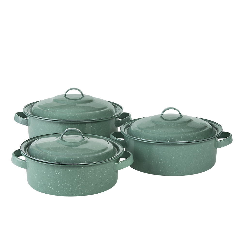 Juego de Arroceras. 6 piezas. Clásica