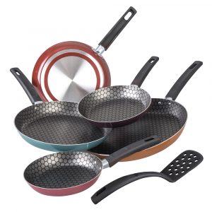 Juego de Sartenes 5 pzs Multicolor Fashion Cook