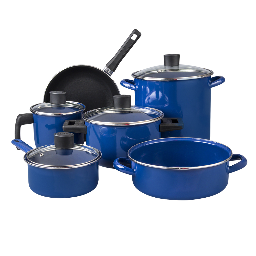 Batería de cocina. 10 piezas. Europea