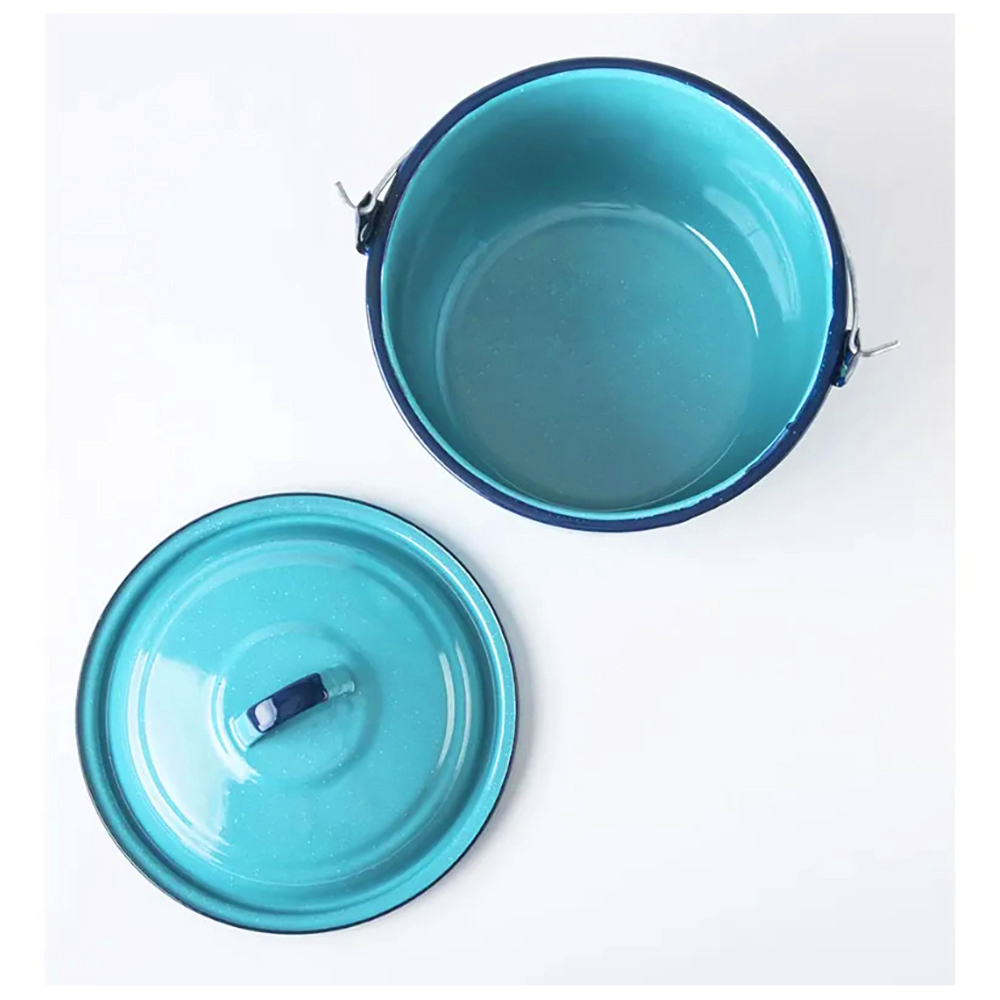 Olla para Sopa 14 cm Turquesa Clásica