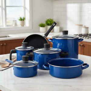 Batería de Cocina 10 pzs Azul Europea Albania